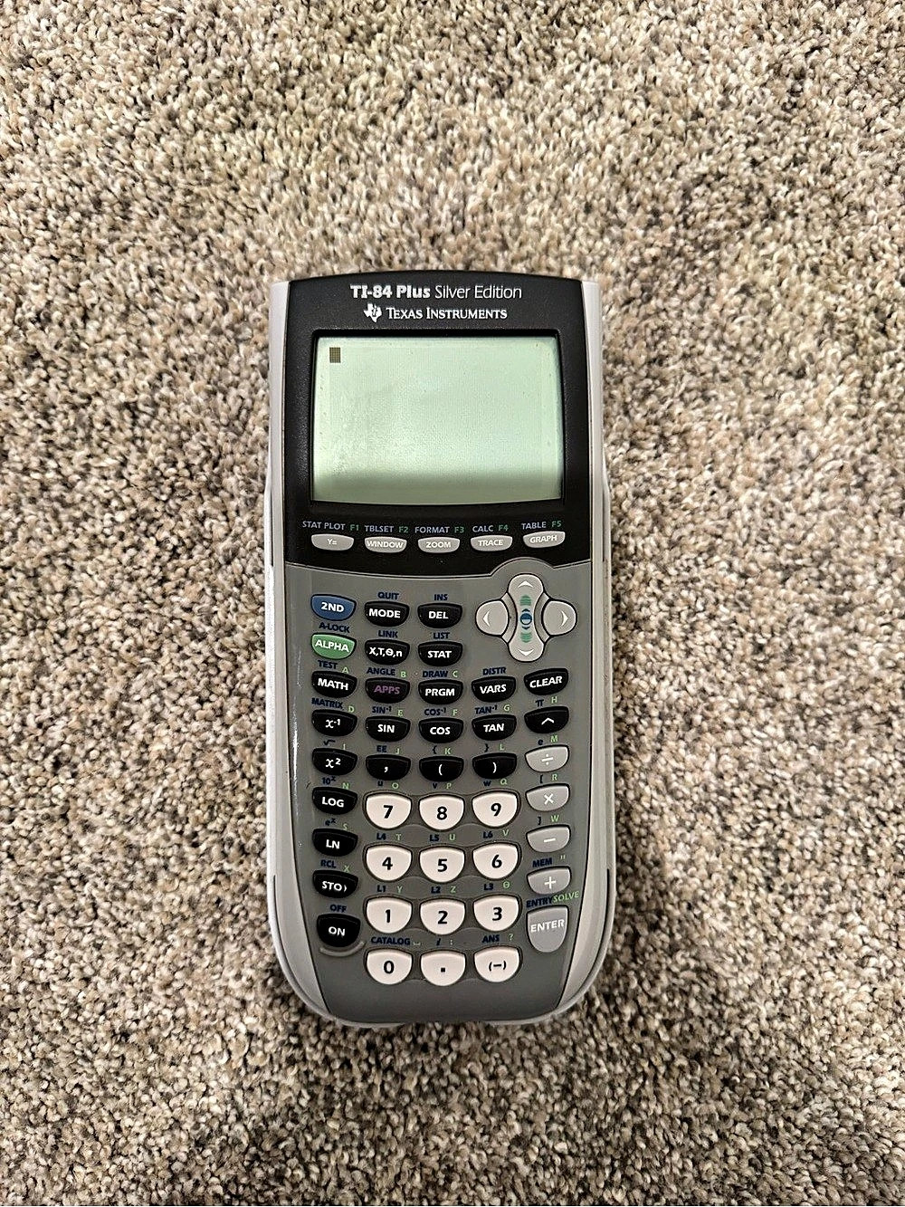 Texas Instruments TI-84 Plus Silver Edition Graphing Calculator Gray